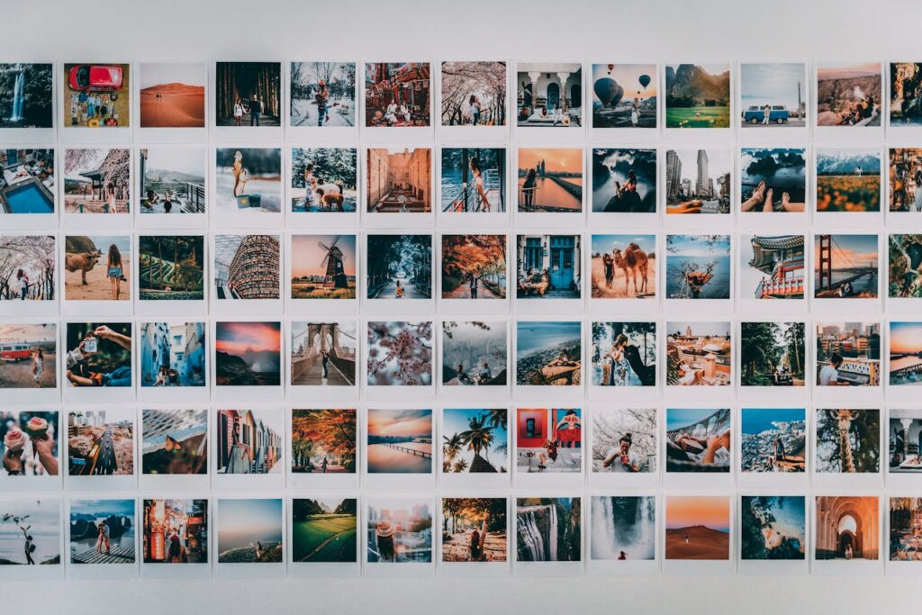 Como fazer um mural de fotos criativo para a sala